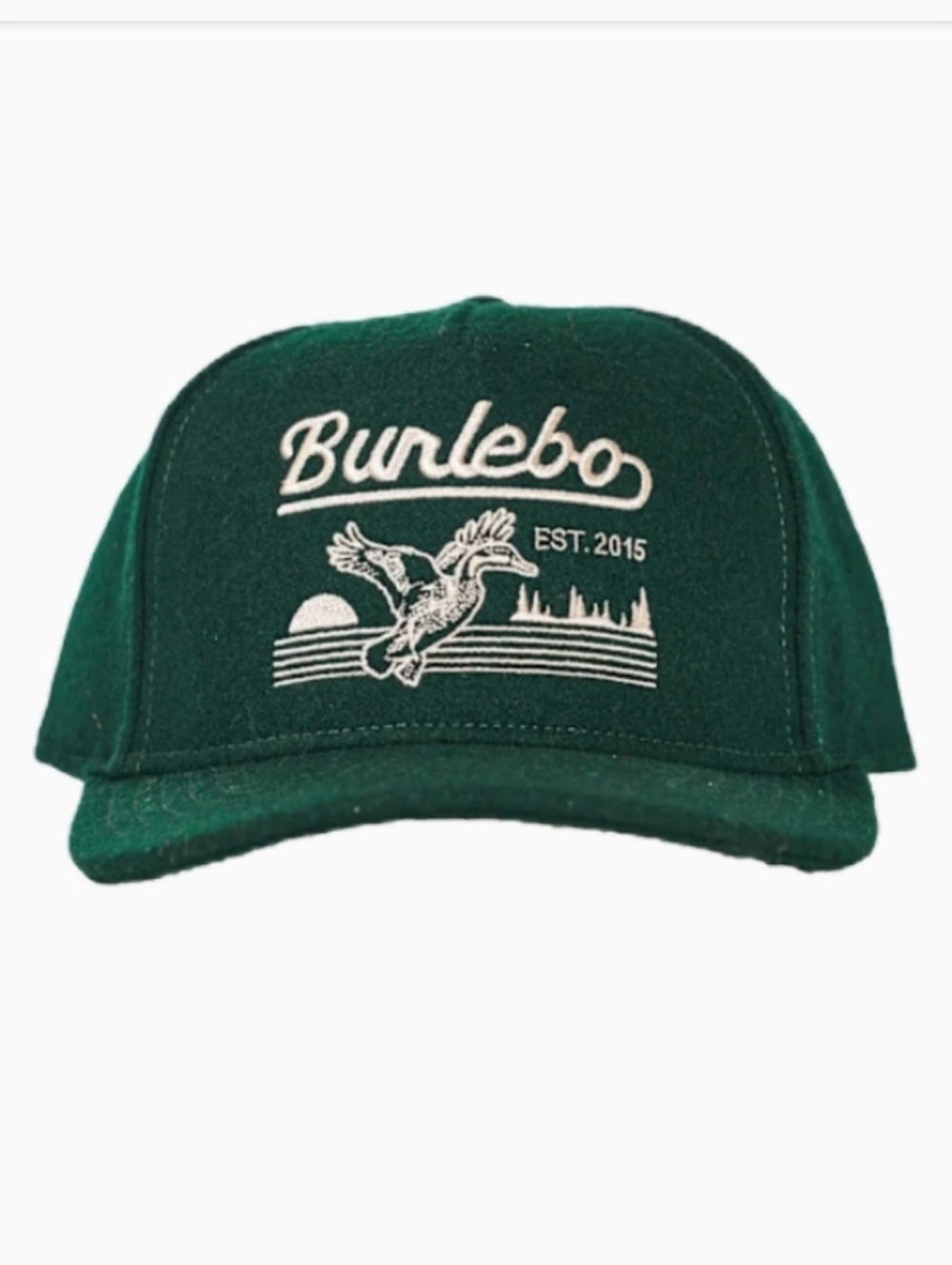 BURLEBO Duck Season Felt Snapback Cap